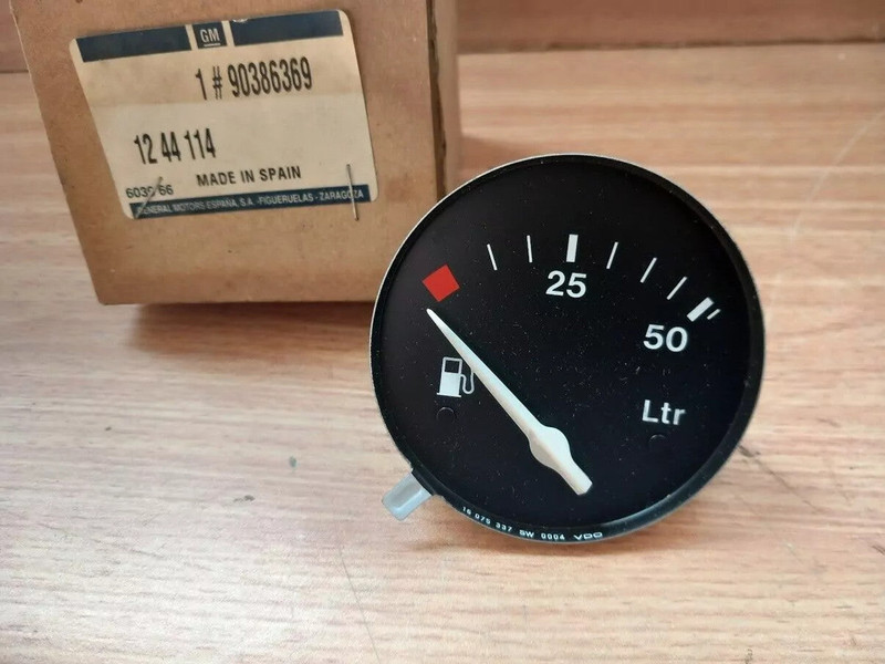 Fuel Gauge VDO fits Opel Vauxhall Corsa B Combo 90386369 Genuine View Front