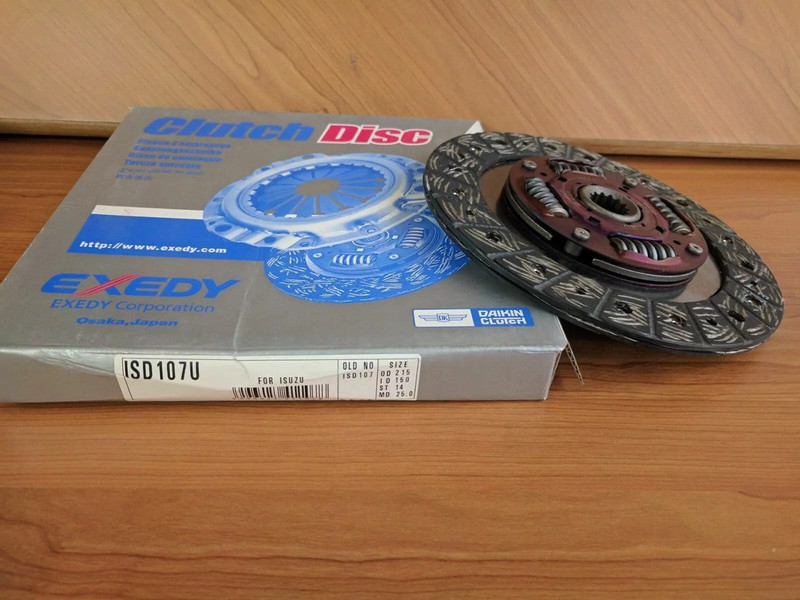 Clutch Disc fits Isuzu Gemini i-Mark Geo Spectrum Aska Turbo ISD107U View Front