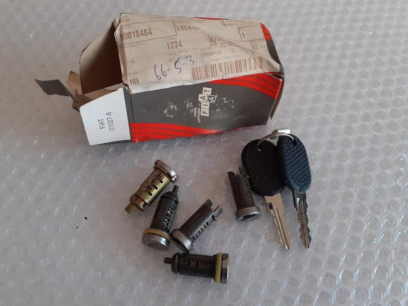 Lock Set with Keys fits Fiat Fiorino 50018484 Genuine View Front