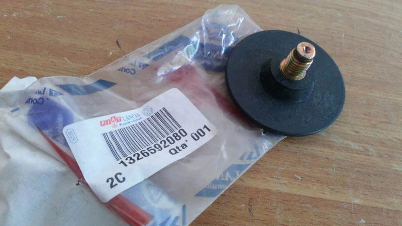 Carpet Lock Pad fits Fiat Ducato 1326592080 Genuine View Front
