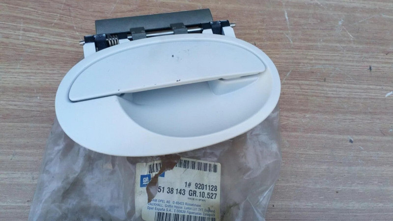 Exterior Door Handle Right Prime fits Opel Vauxhall Corsa C Meriva A 9201128 View Front