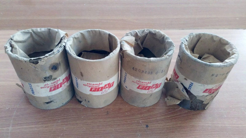 4x Cylinder Liners Sleeves fits Fiat 128 Ritmo Regata 4203493 Genuine View Front