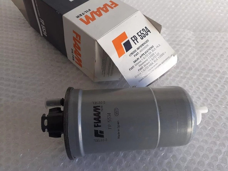 Fuel Diesel Filter fits Fiat Marea Bravo Brava 1.9 JTD 46533026 FP5534 View Front