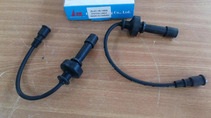 Ignition Wires Set fits Mazda 323 BJ Familia ZL ZM engines ZL01-18-140 View Front