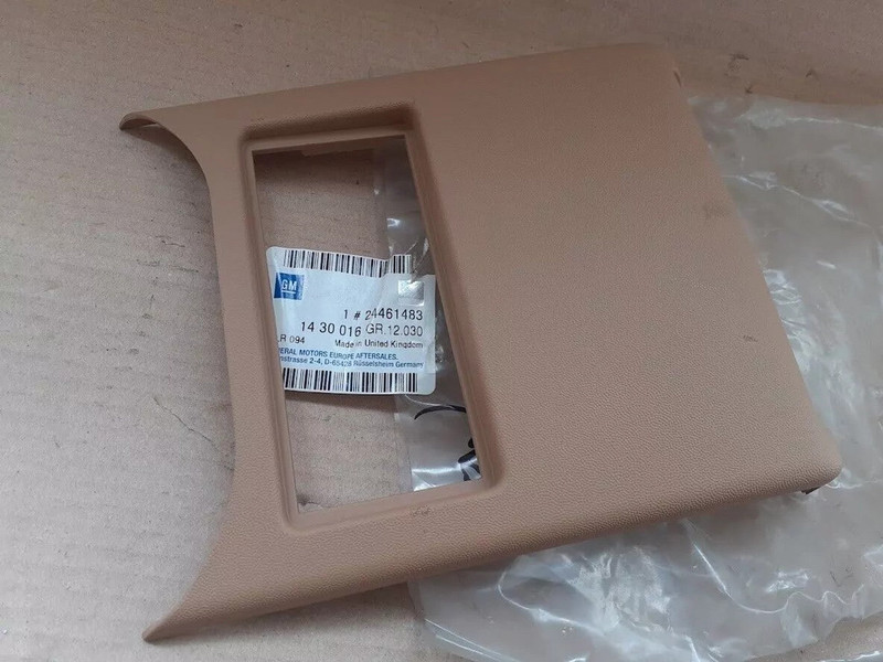 Centre Console Trim Rear Beige fits Opel Vauxhall Vectra C Signum 24461483 View Front