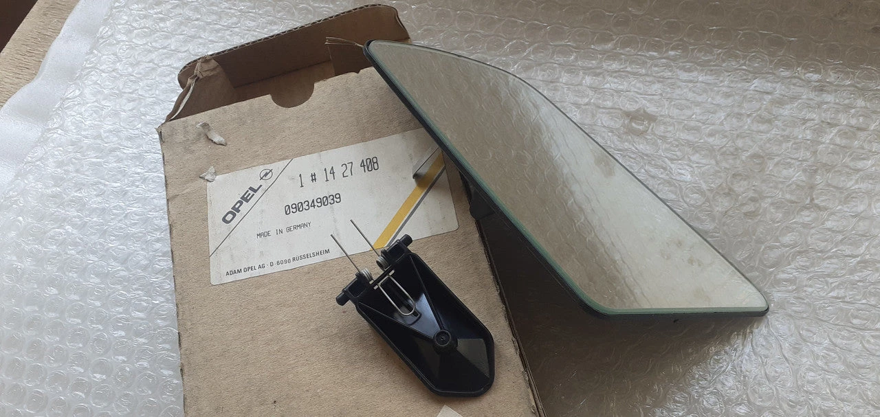 Wing Mirror Glass Left LHD fits Opel Vauxhall Vectra A 90349039 Genuine View Front