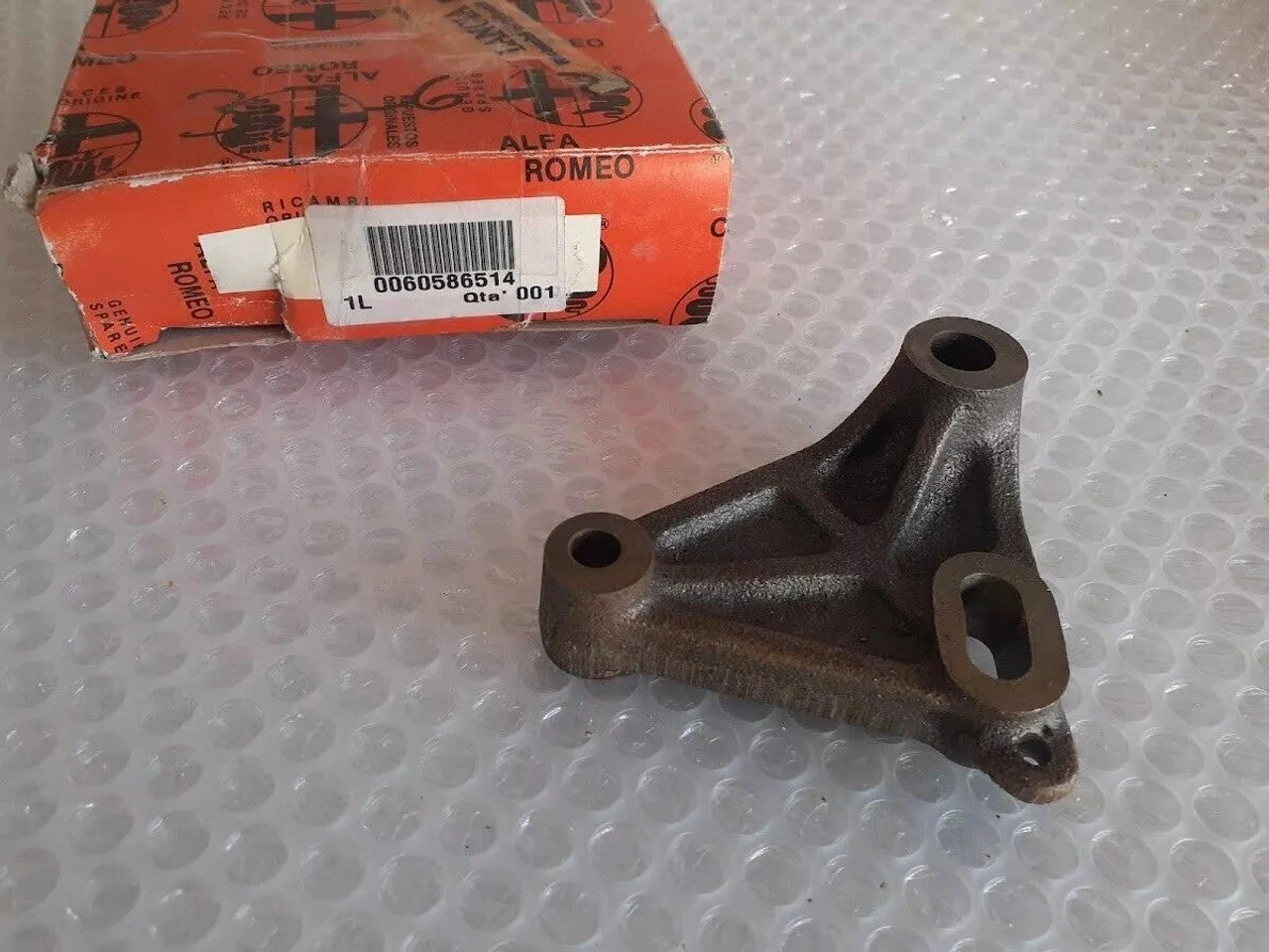 Timing Belt Tensioner Bracket Right fits Alfa Romeo 33 145 146 60586514 Genuine View Front