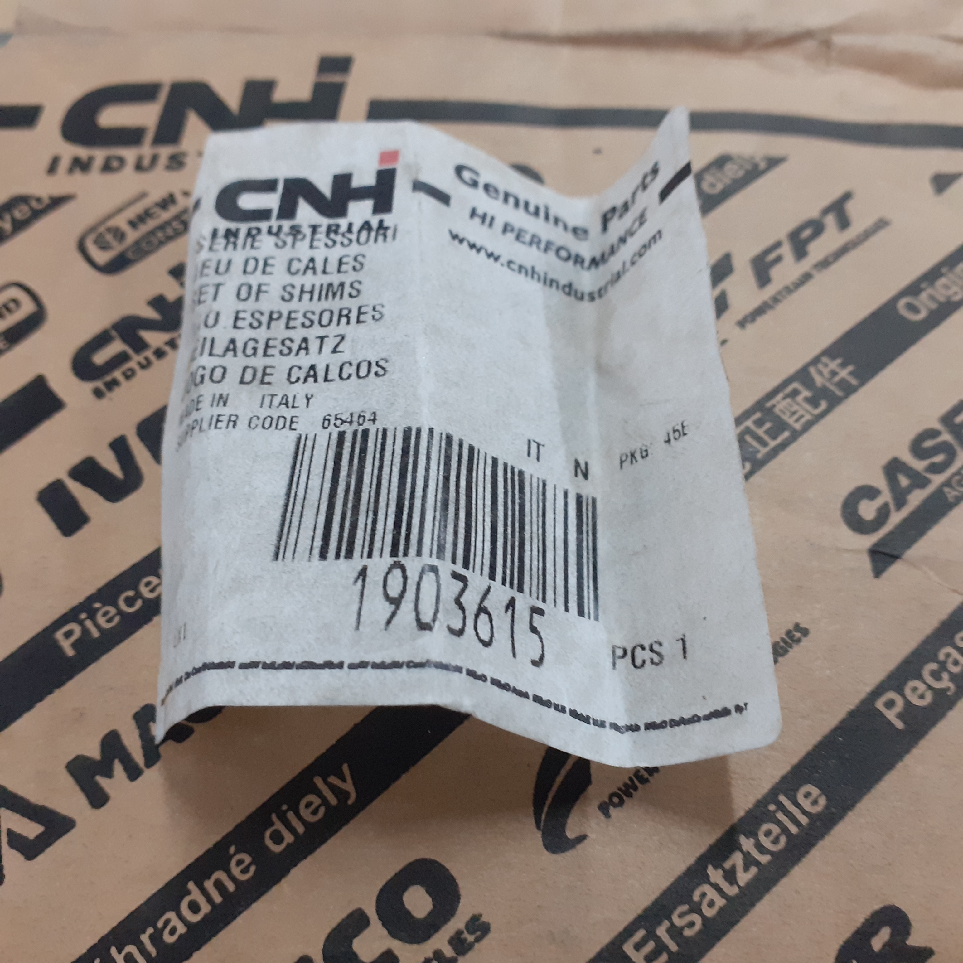 Gearbox Differential Shim Kit fits Iveco Daily Eurocargo 1903615 Genuine