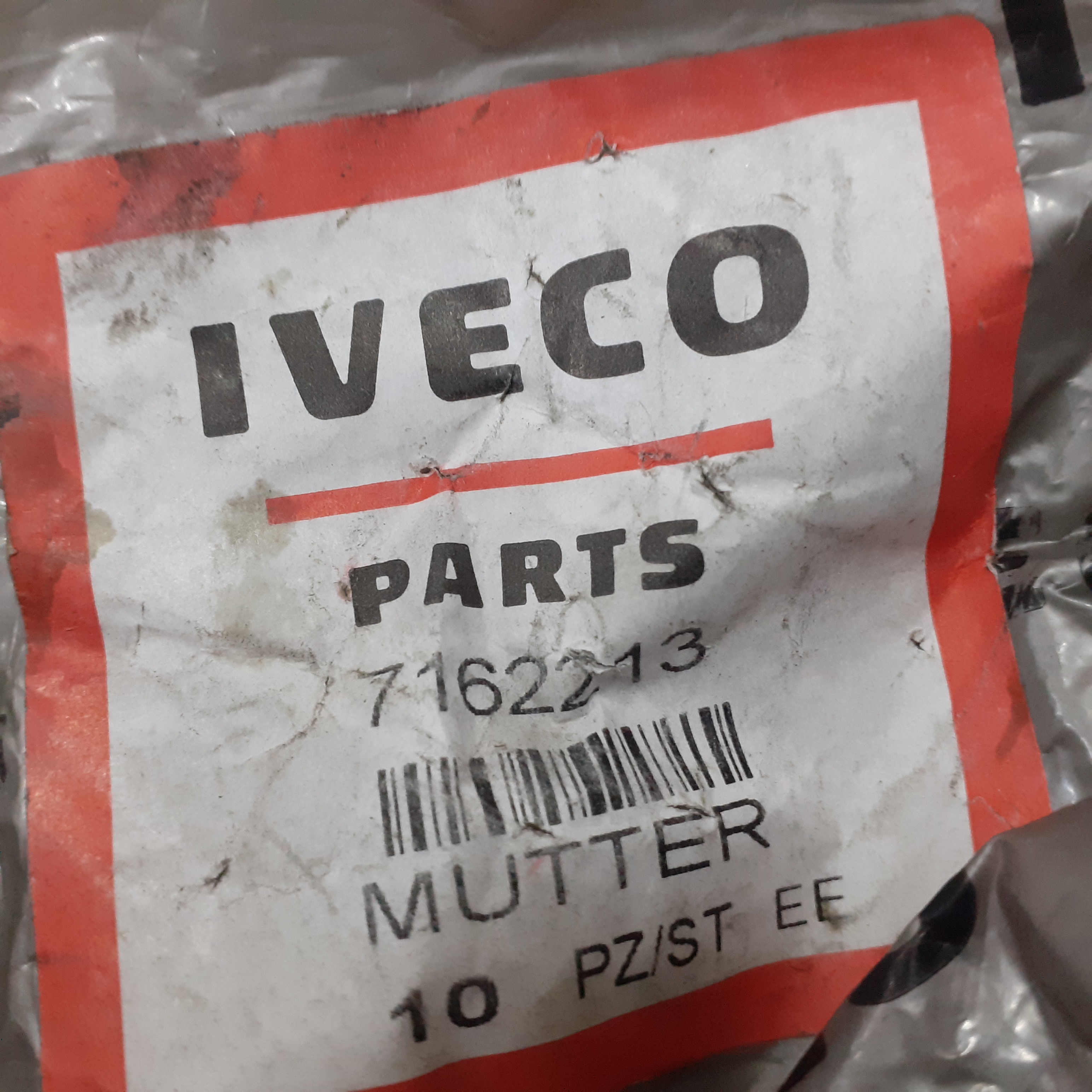 Bevel Gear Differential Bridge Nut Cardan Carrier fits Iveco Daily 7162213 Genuine