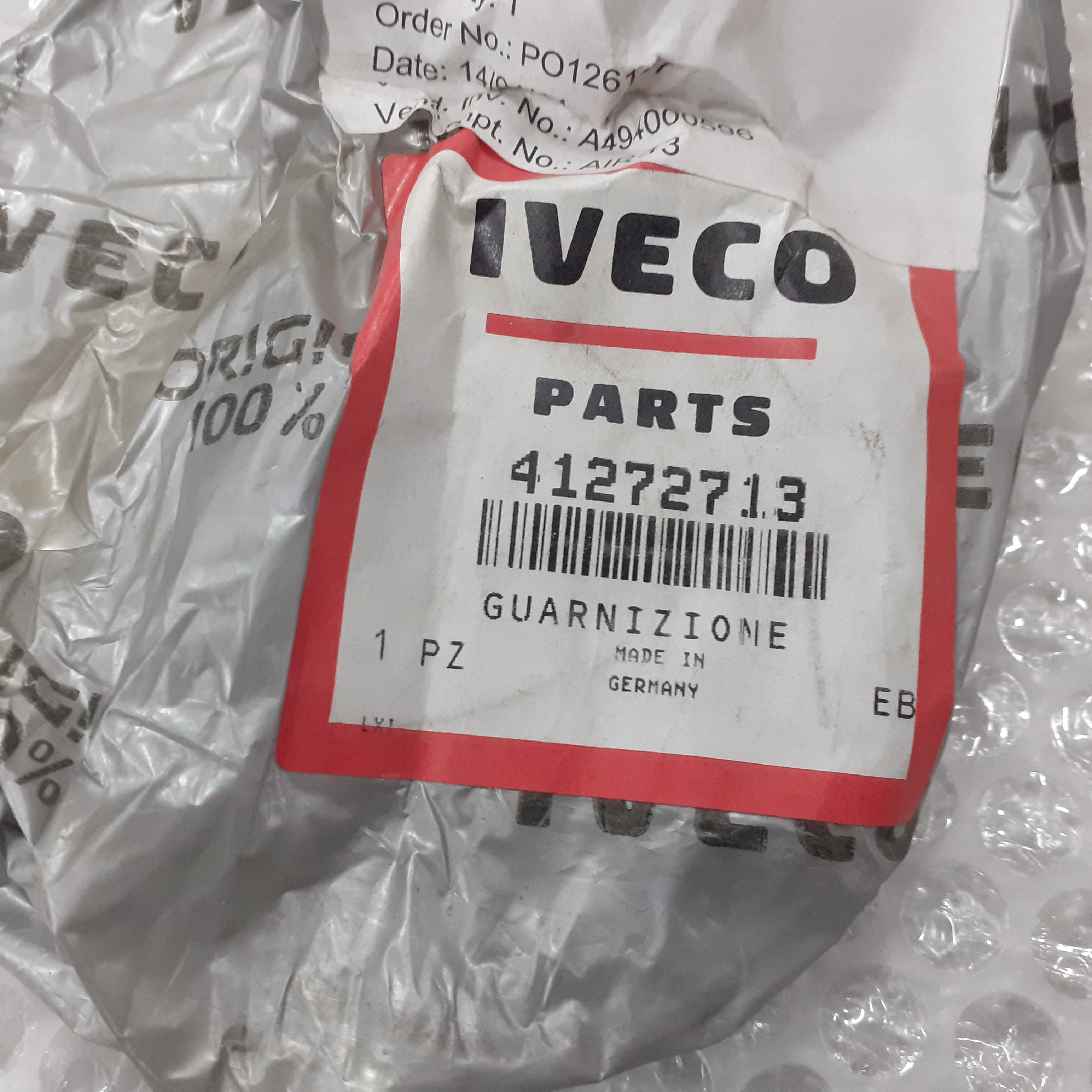 AdBlue Tank Level Sensor Gasket fits Iveco EuroCargo Stralis Trakker 41272713 Genuine