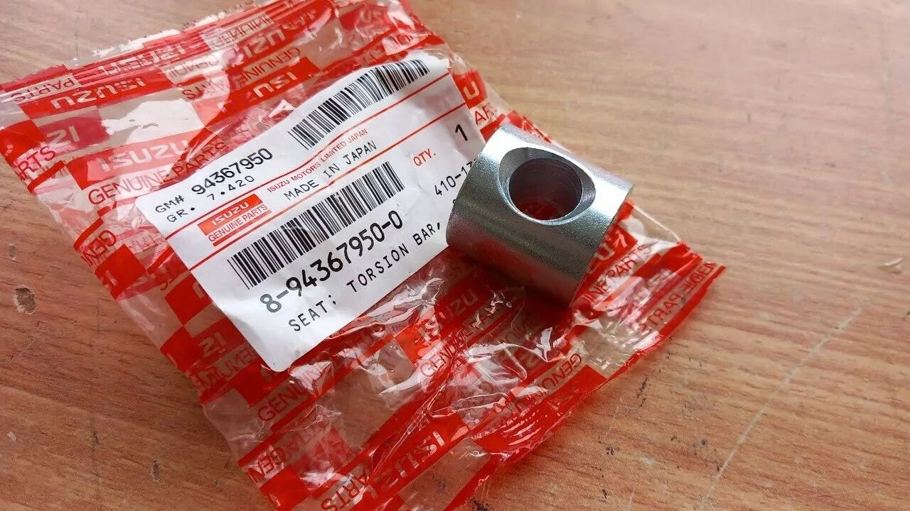 2x Torsion Bar Nut fits Isuzu Pickup TFR Chevrolet LUV 8943679500 Genuine View Front
