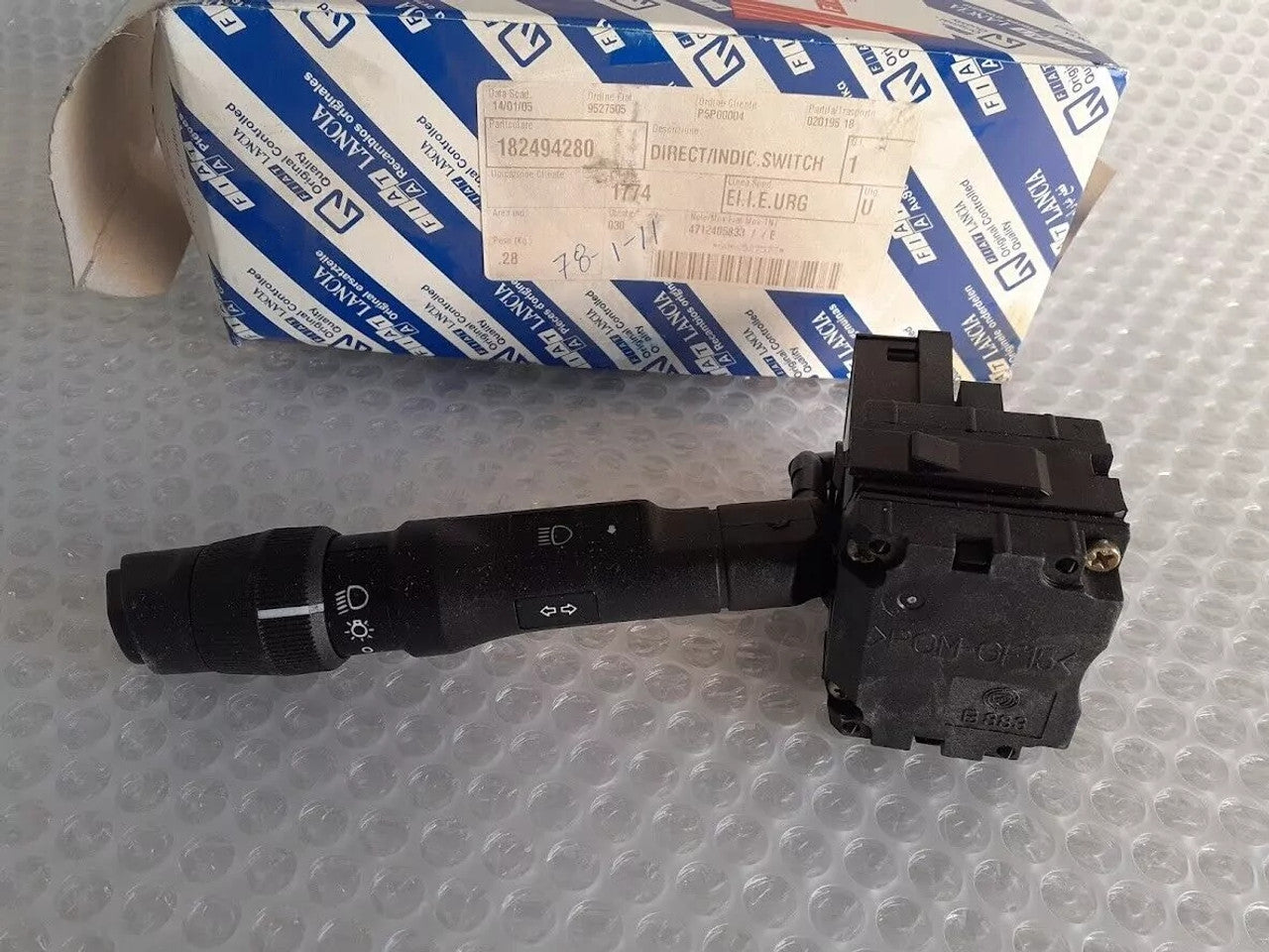 Steering Column Switch fits Fiat Tipo 182494280 Genuine View Lower