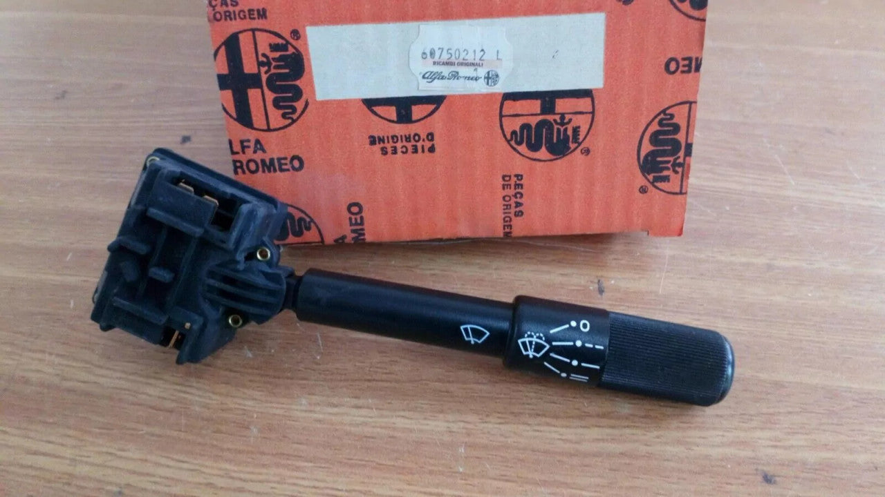 Wipers Switch Steering Column fits Alfa Romeo 33 60750212 Genuine View Front