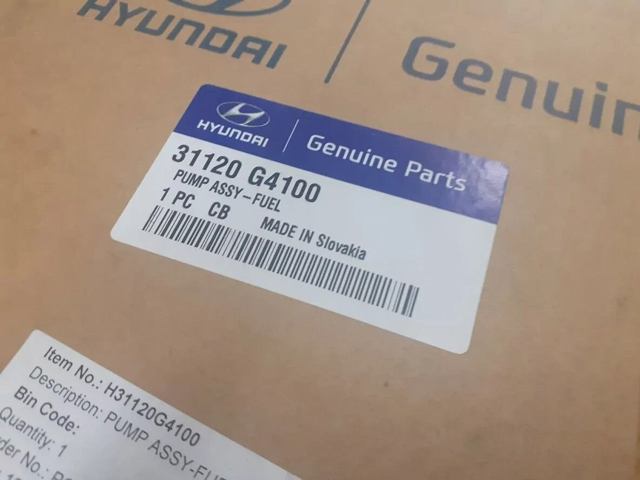 Fuel Sending Unit fits Hyundai i30 31120G4100 Genuine View Lower