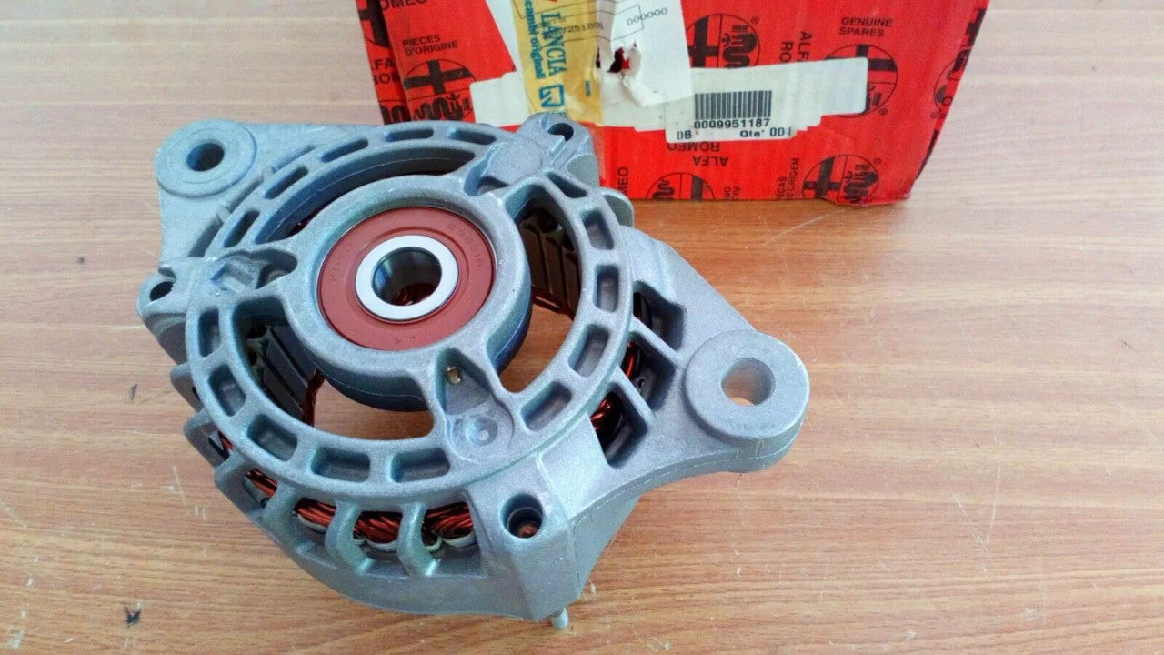 Alternator Stator Support fits Fiat Lancia Alfa Romeo 9951187 Genuine View Rear
