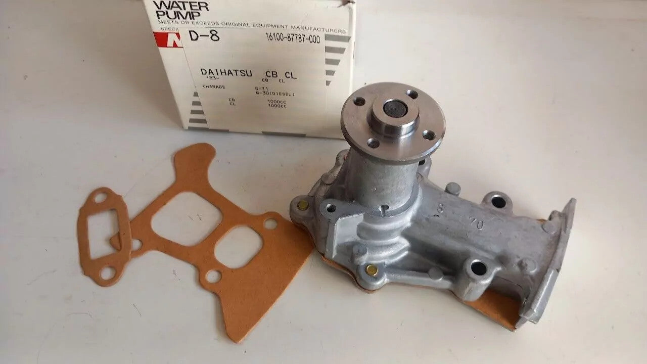 Water Pump fits Daihatsu Charade CB Petrol CL Diesel 3 cylinder 1000cc D-8 View Front