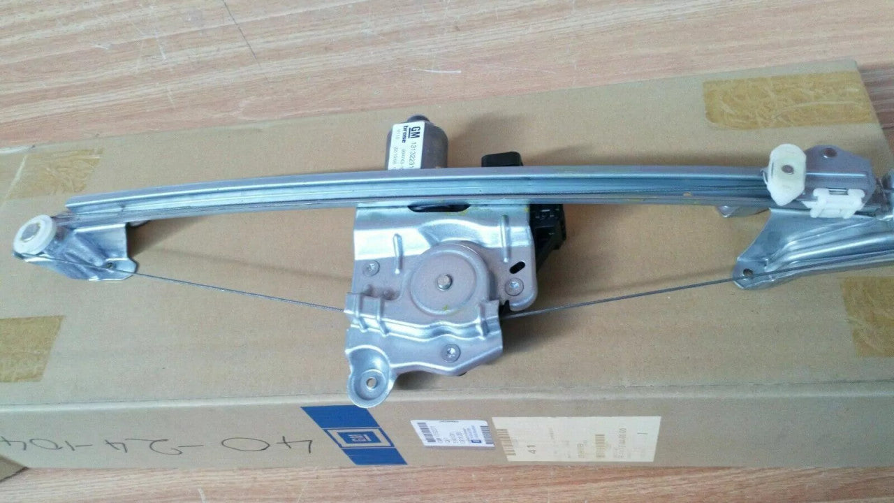 Window Regulator Rear Left w Motor fits Opel Vauxhall Zafira B 13132231 Genuine View Right