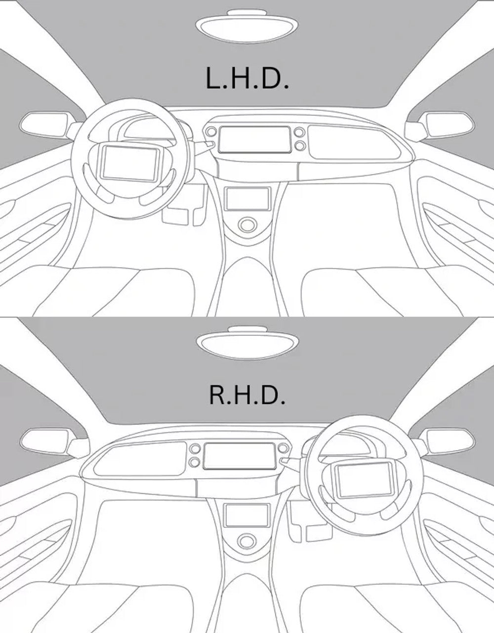 Wing Mirror Left RHD fits Opel Vauxhall Movano A Renault Master 9160705 Genuine View Close Up Rear