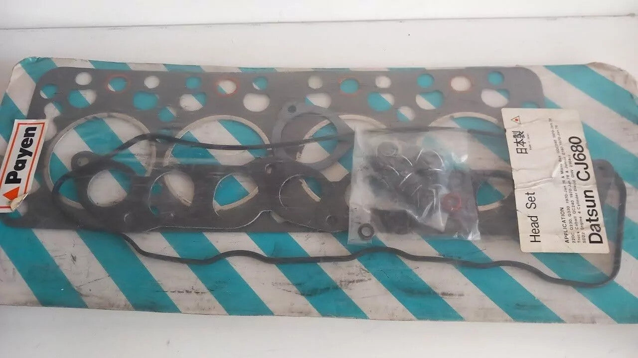 Head Set Gasket kit fits Nissan Datsun Junior Q140 SD22 engine 1970-1975 CJ680 View Front