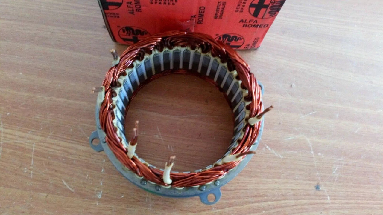 Alternator Stator fits Alfa Romeo 145 146 155 164 GTV Spider 9946758 Genuine View Rear