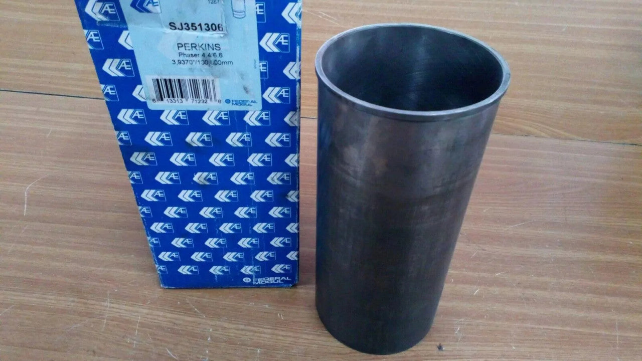Cylinder Sleeve Liner fits Perkins Nissan 100mm Bore SJ351306 View Front