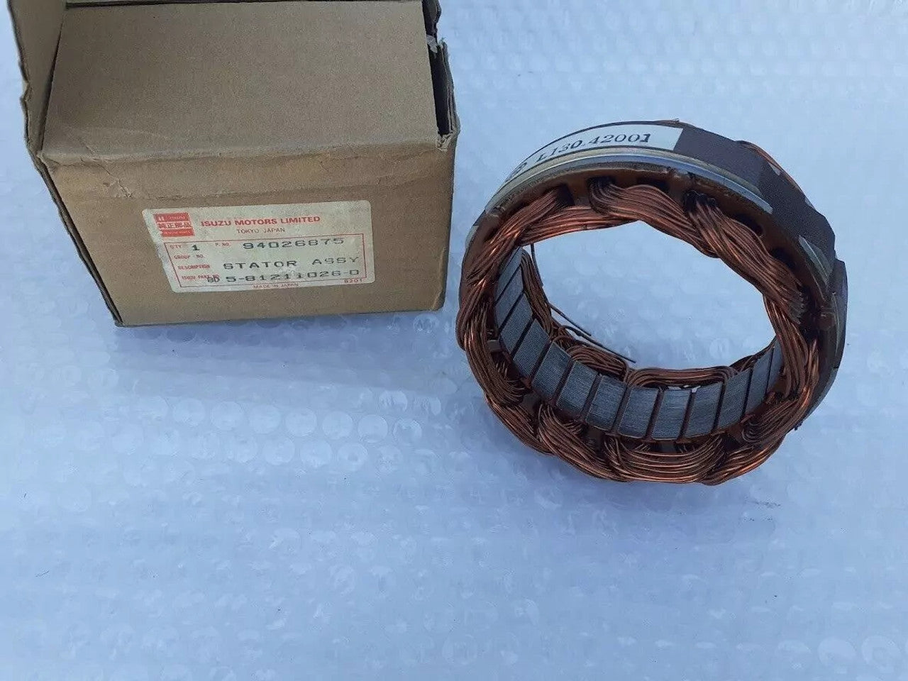 Alternator Generator Stator fits Isuzu Chevrolet C190 C240 5812110260 Genuine View Left