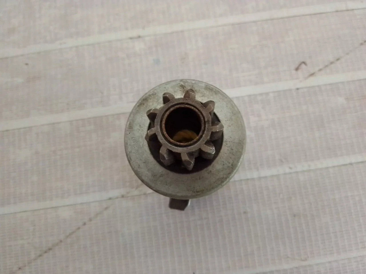 Starter Motor Gear fits Lancia Delta 9936049 Genuine View Rear