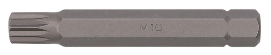 Bit spline 10mm, 75mmL M10