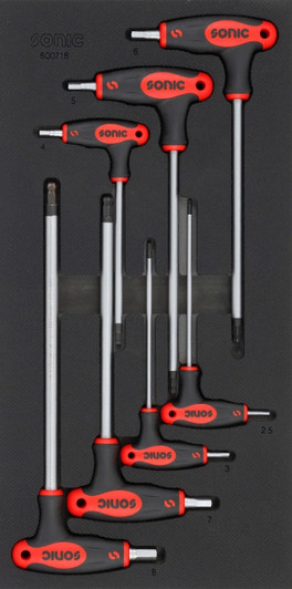 Hex ball grip key set