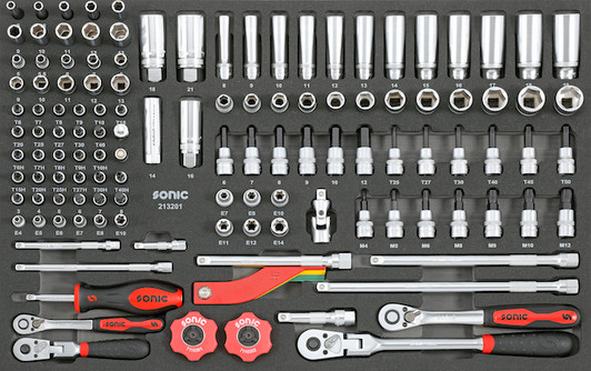 1/4 and 3/8 socket set
