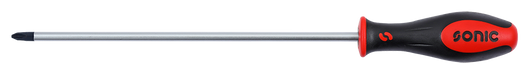 Sonic screwdrivers include a tri-lobe design that fits comfortably in your hand. The poly-carbonate handle is partially-wrapped in a rubber over-mold for grip and additional comfort. A Chrome-Vanadium shaft provides strength, durability, and a lifetime of resistance to rust and corrosion. The hardened magnetic tip provides excellent grip to Phillips screws. Sonic screwdrivers are covered by a lifetime warranty.