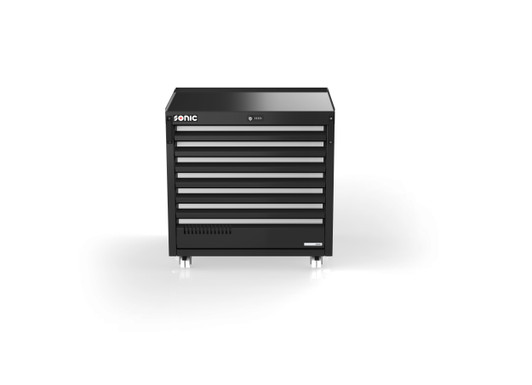 Sonic MSS+ 870mm Portable Cabinet, Extra Deep, 7 Drawers