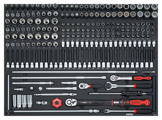 Metric Socket Set 3/8", 218-PCS - XD SFS
