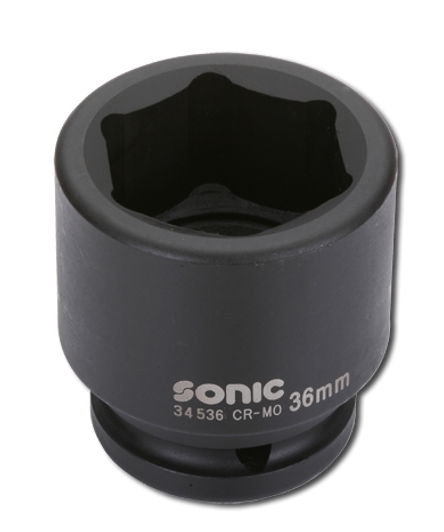 3/4" Drive 34mm Impact Socket 6pt. Shallow