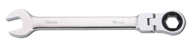 Flexible ratcheting wrench 6pt. 10