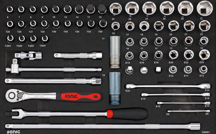 Combination Set 1/2", 66-PCS - MEDIUM SFS