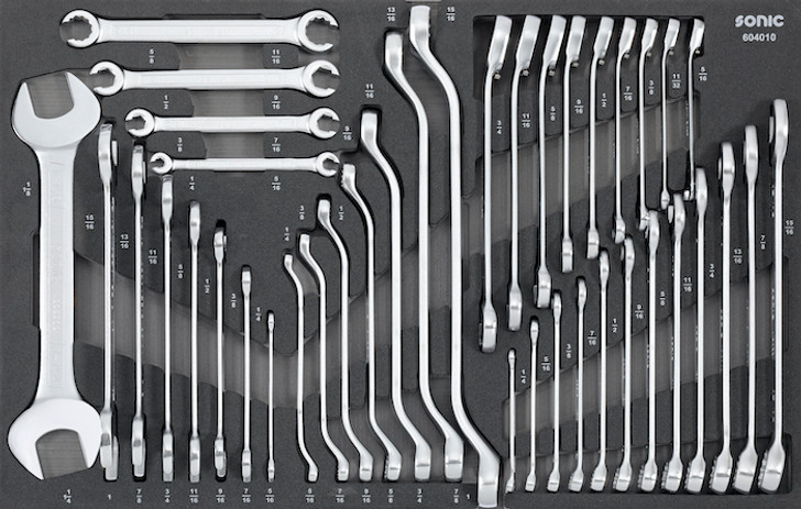 SAE wrench set