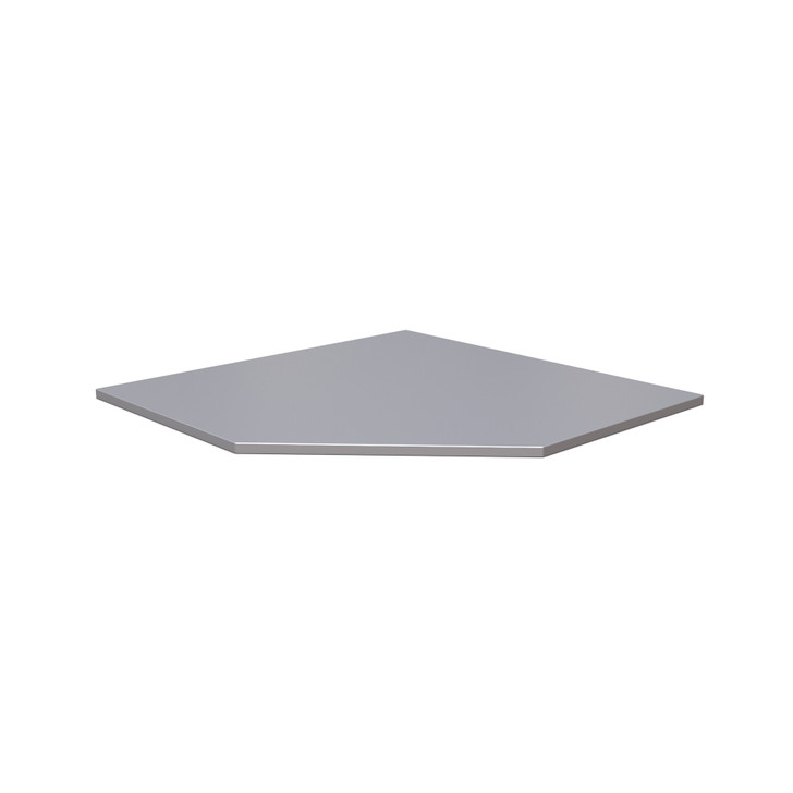 NEXT MSS Stainless Steel Corner Worktop, 875x500x20mm