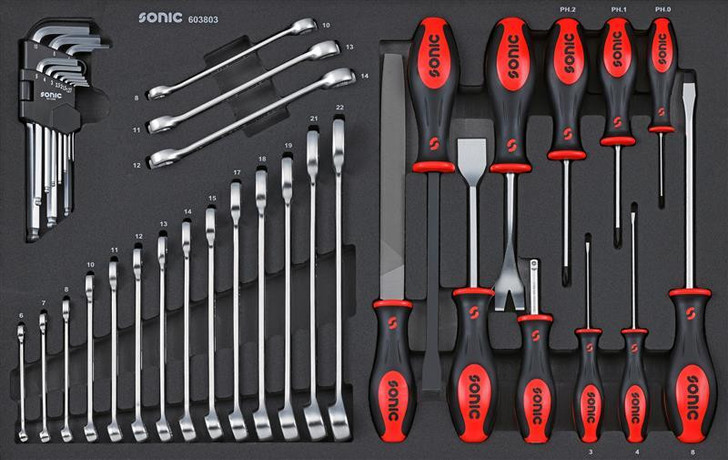 Screwdriver & Wrench Set, 38-PCS, M SFS