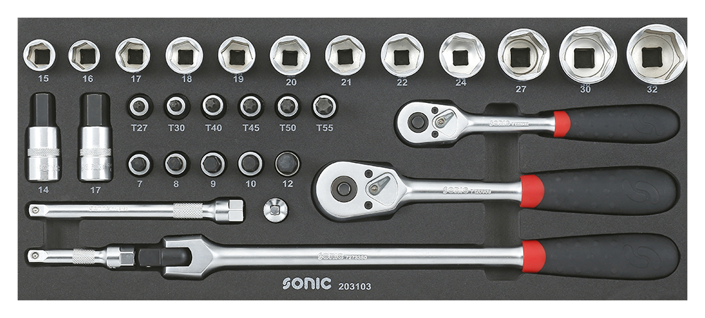 Combination set 3/8" Combination set 3/8" 31-pcs