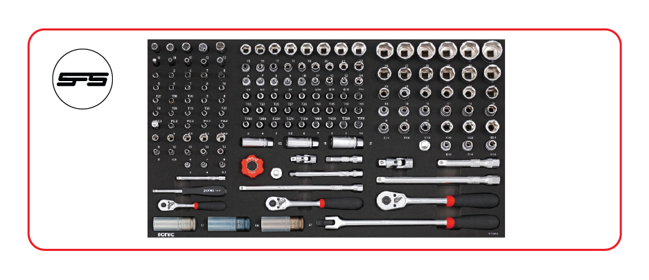 socket set in the sonic foam system