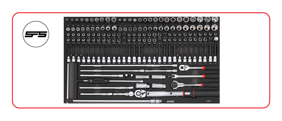 large socket set with torque wrench