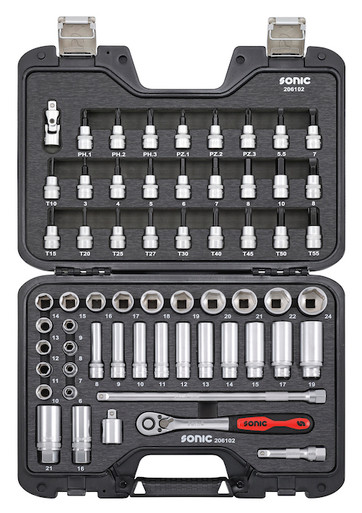 61-PC 3/8" MCS Socket & Bit Socket Set (+$50)