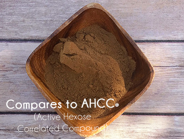 Alpha Glucans, 40% polysaccharides - Mushroom extract for immune boosting - 500 mg capsules or powder