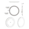 Round LED Mirror Light with Aluminum Frame, 5001 024  ML