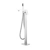 Mare Free Standing Bathtub Filler/Faucet w/ Handheld Showerwand, LDF02011FSCHR - Chrome Mare Free Standing Bathtub Filler/Faucet w/ Handheld Showerwand, LDF02011FSCHR - Chrome