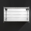 Tiempo 48" Wide x 30" Tall Bathroom Medicine Cabinet w/ LED Lighting & Defogger