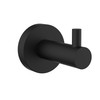 Bagno Nera Stainless Steel Robe Hook - Matte Black, LRH16152MB Bagno Nera Stainless Steel Robe Hook - Matte Black, LRH16152MB