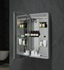 Tiempo 15" Wide by 30" Tall Medicine Cabinet with LED Lighting - Left