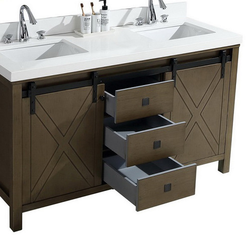 Marsyas Veluti 60" Vanity Cabinet Only Marsyas Veluti 60" Vanity Cabinet Only